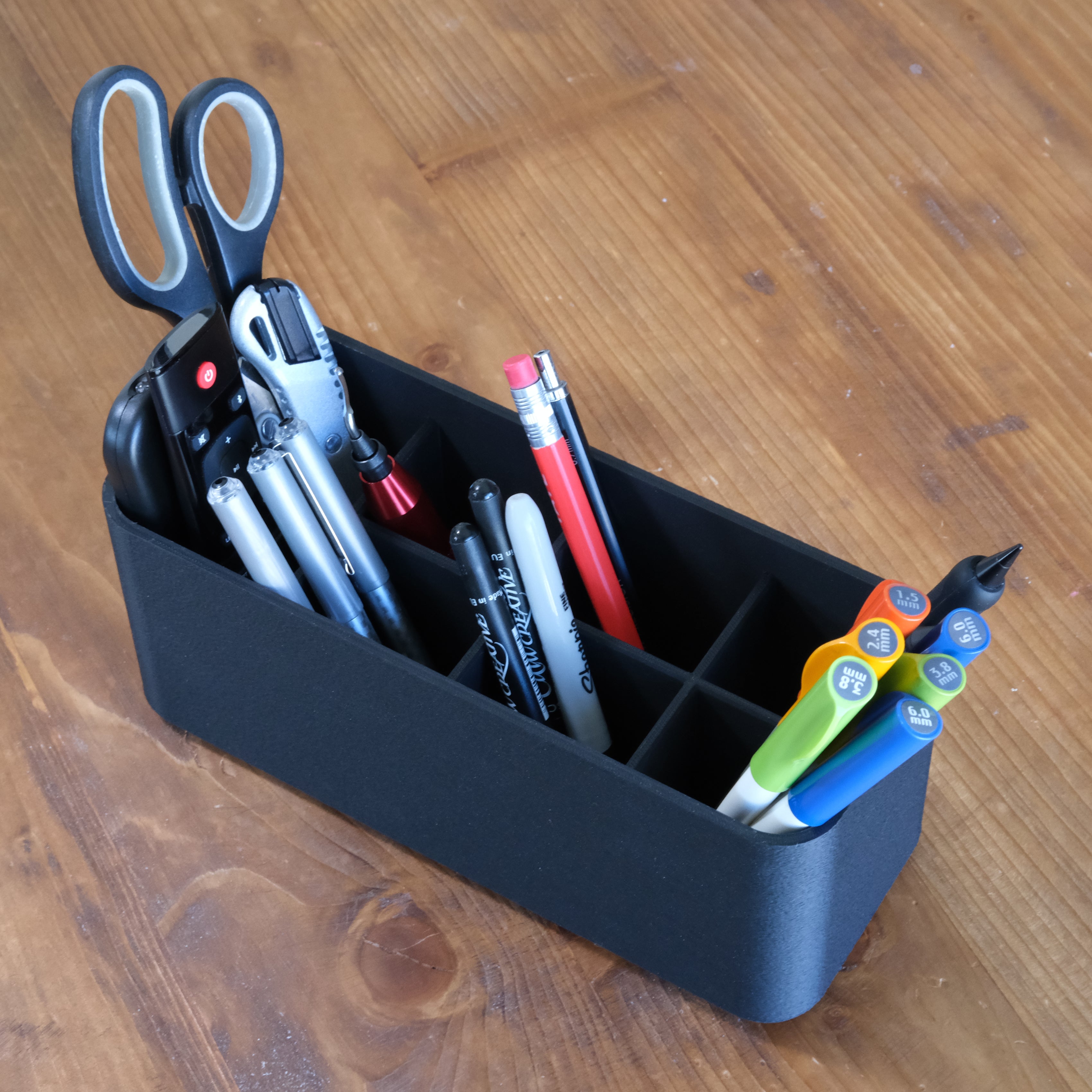 Modern Desk Organiser | 8 Compartment Home Office Storage