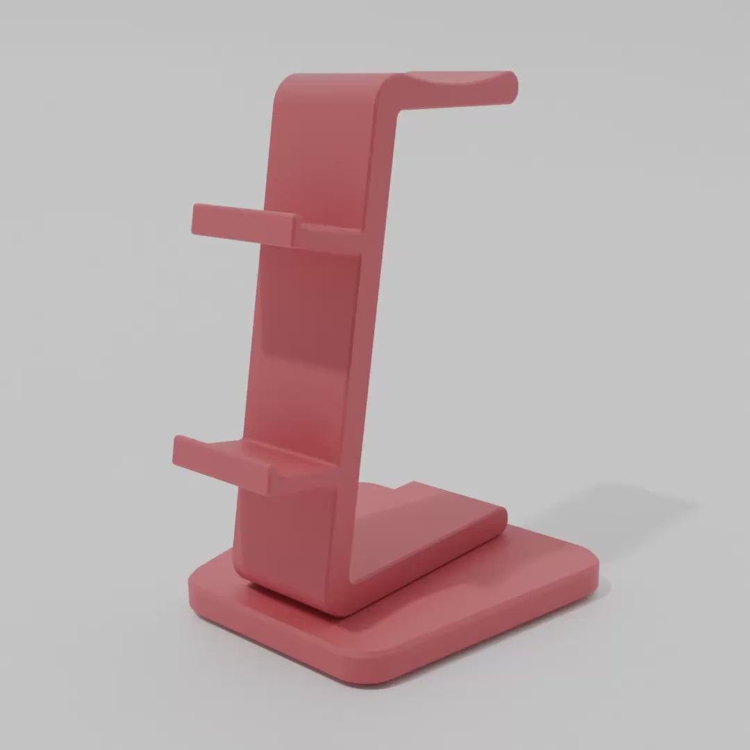 All-in-One Headset and Controller Gaming Stand 360 video.